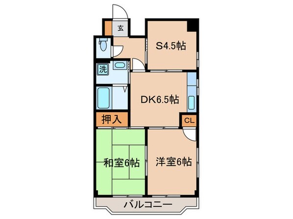 セルリアン・シティの物件間取画像